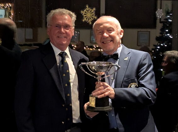 Clifford with Phil Hall